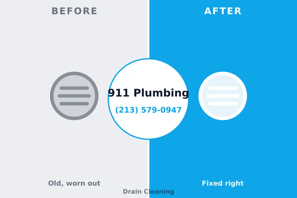 Before and after: plumbing repair Chariton, IA